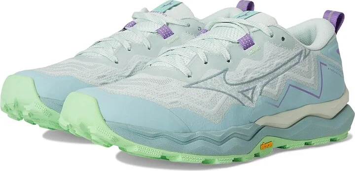 Mizuno Wave Daichi 9 Women's Running Shoes Hint Of Mint/Citadel : Women's 8.5 B - Medium, Rubber