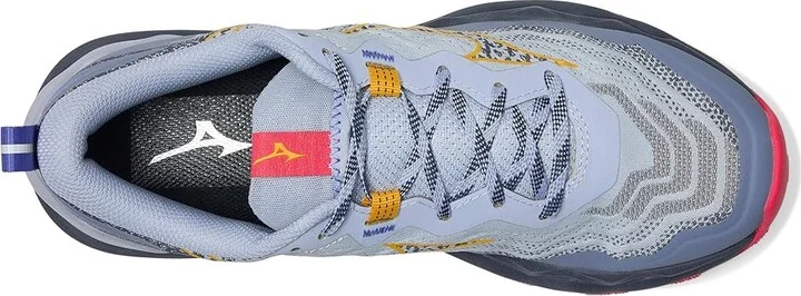 Mizuno Wave Daichi 9 Women's Running Shoes Icelandic Blue/Citrus : Women's 9 B - Medium, Rubber - Image 2
