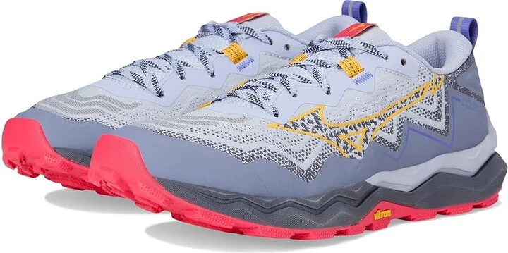 Mizuno Wave Daichi 9 Women's Running Shoes Icelandic Blue/Citrus : Women's 9 B - Medium, Rubber