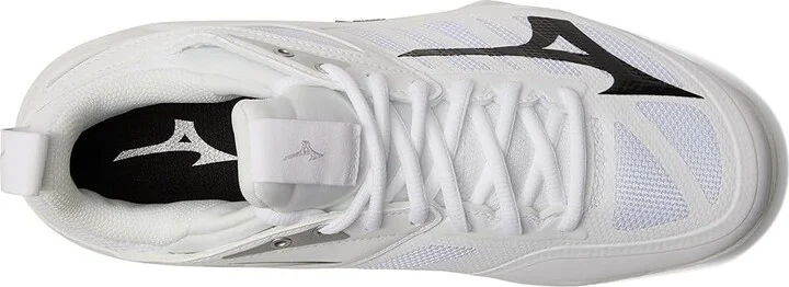Mizuno Wave Dimension Women's Shoes White/Black : 11 B - Medium, Synthetic/Textile - Image 2