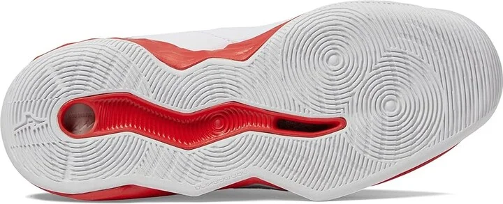 Mizuno Wave Dimension Women's Shoes White/Red : 10.5 B - Medium, Synthetic/Textile - Image 3