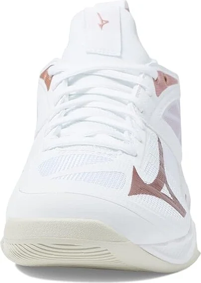 Mizuno Wave Dimension Women's Shoes White/Rose Gold : 13 B - Medium, Synthetic/Textile - Image 5
