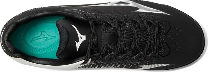 Mizuno Wave Finch Lightrevo Women's Shoes Black/White : 6 B - Medium, Leather - Image 2