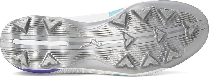 Mizuno Wave Finch Lightrevo Women's Shoes White/Blue : 11 B - Medium, Leather - Image 3