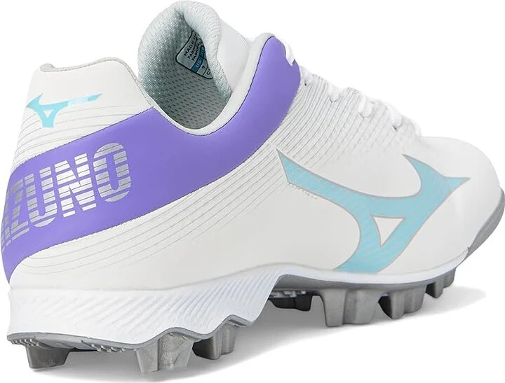 Mizuno Wave Finch Lightrevo Women's Shoes White/Blue : 11 B - Medium, Leather - Image 4
