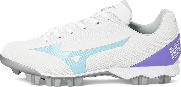 Mizuno Wave Finch Lightrevo Women's Shoes White/Blue : 11 B - Medium, Leather - Image 6