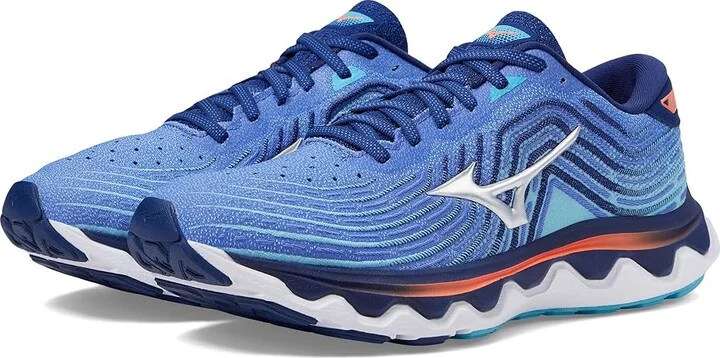Mizuno Wave Horizon 6 Women's Shoes Dazzling Blue/Silver : 6 B - Medium