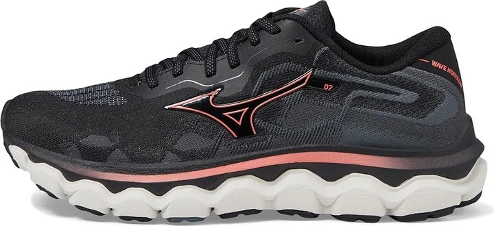 Mizuno Wave Horizon 7 Women's Shoes Black/Dubarry : Women's 6 D - Wide - Image 5