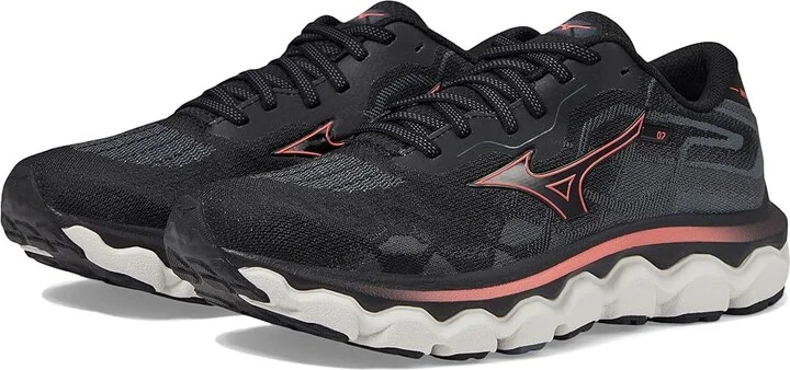 Mizuno Wave Horizon 7 Women's Shoes Black/Dubarry : Women's 6 D - Wide