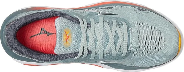 Mizuno Wave Horizon 7 Women's Shoes Grey Mist/White : Women's 6.5 B - Medium - Image 2