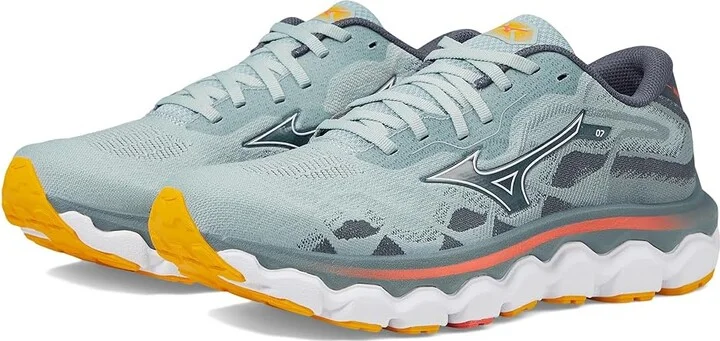 Mizuno Wave Horizon 7 Women's Shoes Grey Mist/White : Women's 6.5 B - Medium