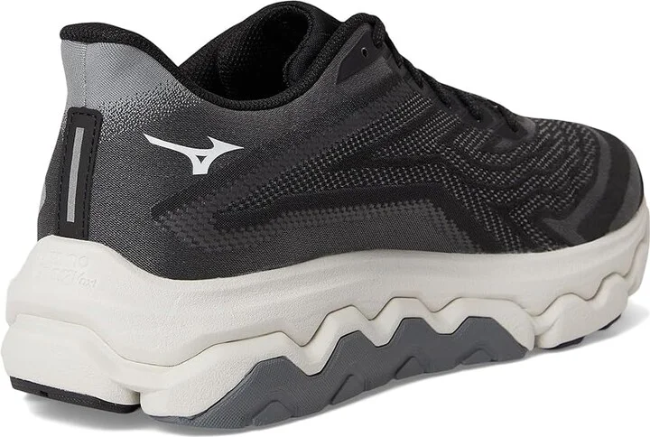 Mizuno Wave Horizon 8 Mens 2E Men's Running Shoes Black/White : 11 EE - Wide, Synthetic - Image 4