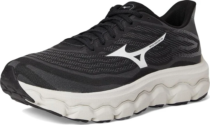 Mizuno Wave Horizon 8 Mens 2E Men's Running Shoes Black/White : 11 EE - Wide, Synthetic - Image 5