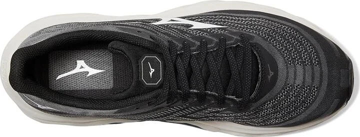 Mizuno Wave Horizon 8 Mens Men's Running Shoes Black/White : 12 D - Medium - Image 2