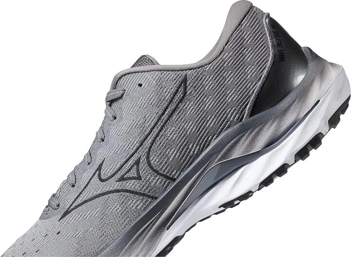 Mizuno Wave Inspire 19 SSW Men's Shoes Ultimate Grey/Black : 8 D - Medium, Textile - Image 4