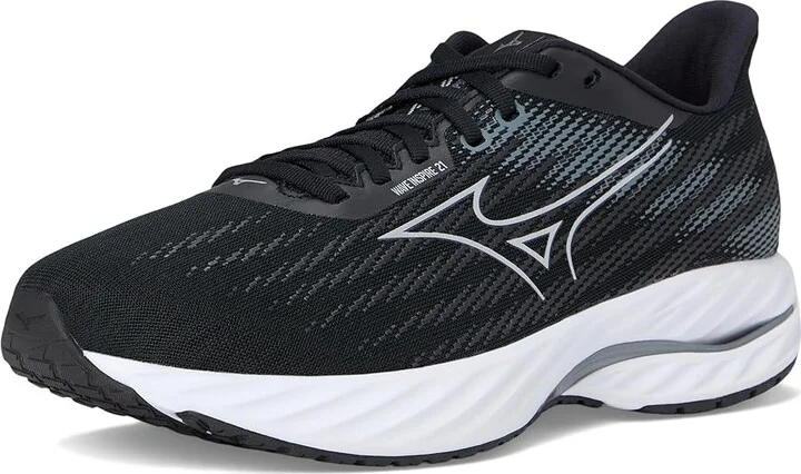 Mizuno Wave Inspire 21 2E Mens Men's Running Shoes Black/Silver : 11 EE - Wide, Synthetic - Image 5