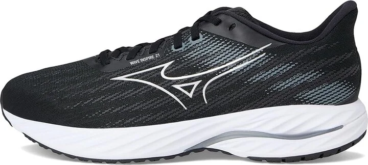 Mizuno Wave Inspire 21 2E Mens Men's Running Shoes Black/Silver : 11 EE - Wide, Synthetic - Image 6