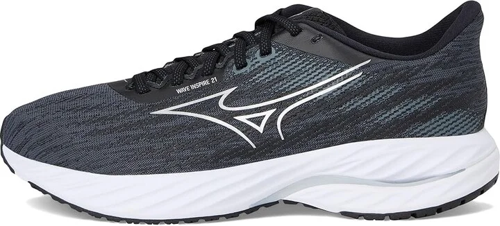 Mizuno Wave Inspire 21 D Womens Women's Running Shoes Black/Silver : Women's 10.5 D - Wide, Synthetic - Image 6