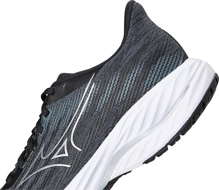 Mizuno Wave Inspire 21 D Womens Women's Running Shoes Black/Silver : Women's 10.5 D - Wide, Synthetic - Image 7