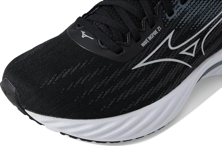Mizuno Wave Inspire 21 Mens Men's Running Shoes Black/Silver : 12.5 D - Medium, Synthetic - Image 7