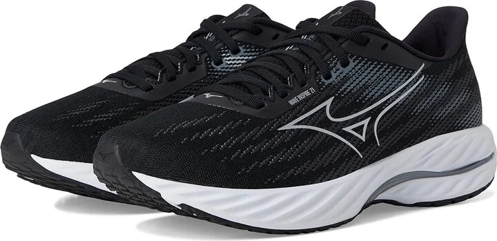 Mizuno Wave Inspire 21 Mens Men's Running Shoes Black/Silver : 12.5 D - Medium, Synthetic
