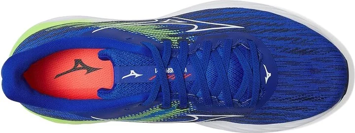 Mizuno Wave Inspire 21 Mens Men's Running Shoes Reflex Blue/White : 8.5 D - Medium, Synthetic - Image 2
