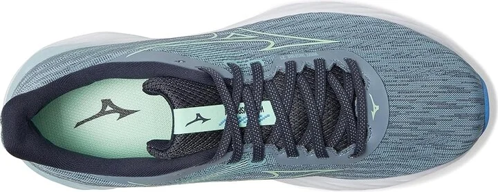 Mizuno Wave Inspire 21 Mens Men's Running Shoes Tradewinds/Neo Mint : 14 D - Medium, Synthetic - Image 2