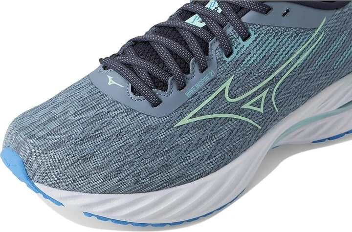 Mizuno Wave Inspire 21 Mens Men's Running Shoes Tradewinds/Neo Mint : 14 D - Medium, Synthetic - Image 7