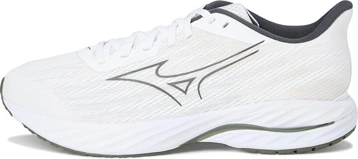 Mizuno Wave Inspire 21 Men's Running Shoes White/Grape Leaf : 11 D - Medium, Synthetic/Textile - Image 6