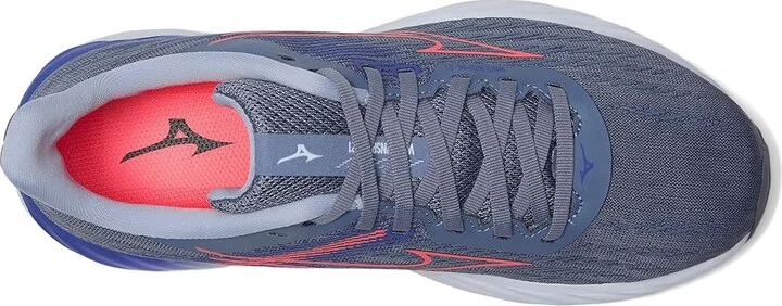 Mizuno Wave Inspire 21 Women's Running Shoes Bl Grant/Strkng Coral : Women's 11.5 D - Wide, Synthetic - Image 2