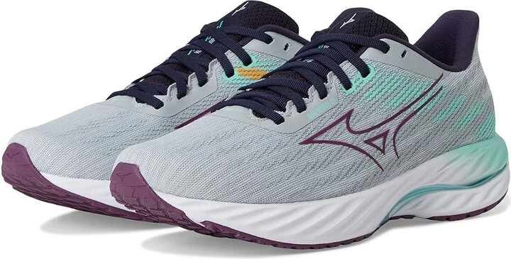 Mizuno Wave Inspire 21 Women's Running Shoes Pearl Bl/Dark Purplee : Women's 9.5 B - Medium, Synthetic
