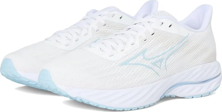 Mizuno Wave Inspire 21 Women's Running Shoes White/Nantucket Breeze : Women's 6 B - Medium, Synthetic