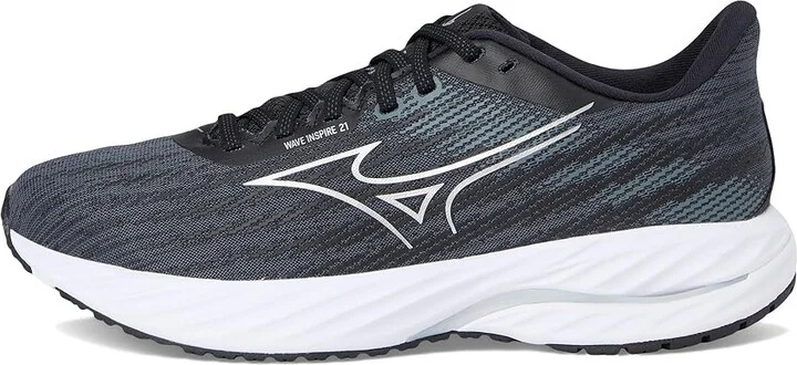 Mizuno Wave Inspire 21 Womens Women's Running Shoes Black/Silver : Women's 7.5 B - Medium, Synthetic - Image 6