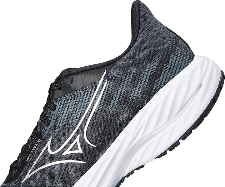 Mizuno Wave Inspire 21 Womens Women's Running Shoes Black/Silver : Women's 7.5 B - Medium, Synthetic - Image 7