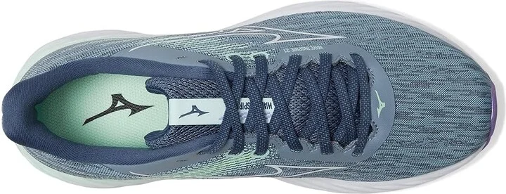 Mizuno Wave Inspire 21 Womens Women's Running Shoes Tradewinds/White : Women's 9 B - Medium, Synthetic - Image 2