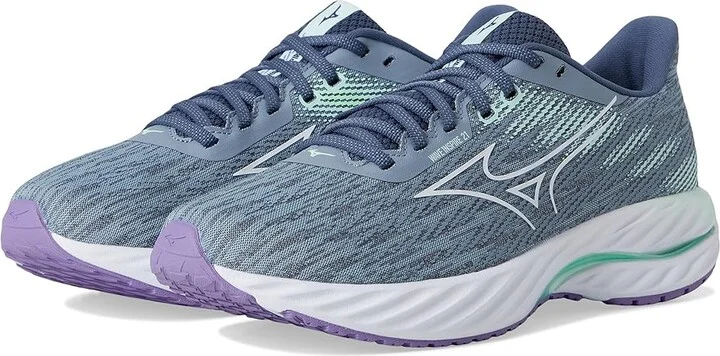 Mizuno Wave Inspire 21 Womens Women's Running Shoes Tradewinds/White : Women's 9 B - Medium, Synthetic
