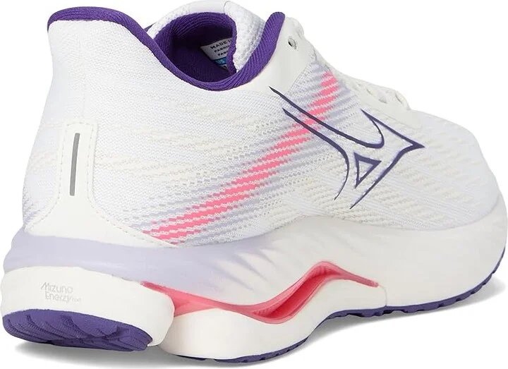 Mizuno Wave Inspire 21 Womens Women's Running Shoes White/Vintage Indigo : Women's 7.5 B - Medium, Synthetic - Image 4