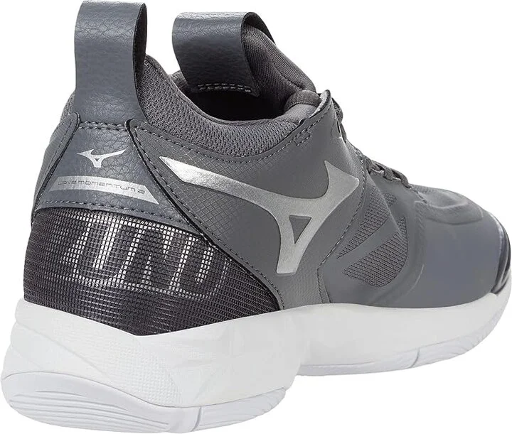 Mizuno Wave Momentum 2 Women's Shoes Grey : 9.5 B - Medium, Textile/Synthetic - Image 4