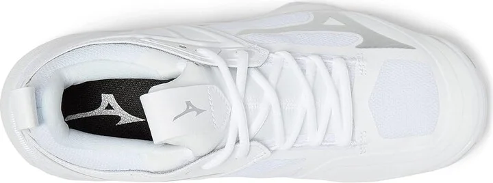 Mizuno Wave Momentum 2 Women's Shoes White/Silver : 11 B - Medium, Textile/Synthetic - Image 2
