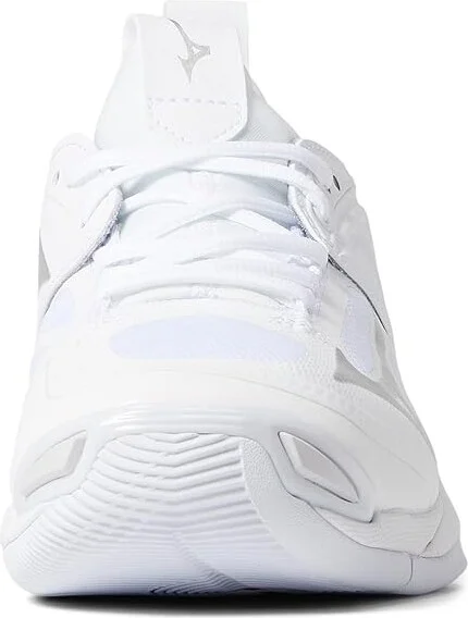 Mizuno Wave Momentum 2 Women's Shoes White/Silver : 11 B - Medium, Textile/Synthetic - Image 3