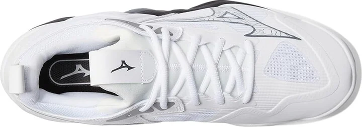 Mizuno Wave Momentum 3 Men's Volleyball Shoes White/Black : 10 D - Medium - Image 2