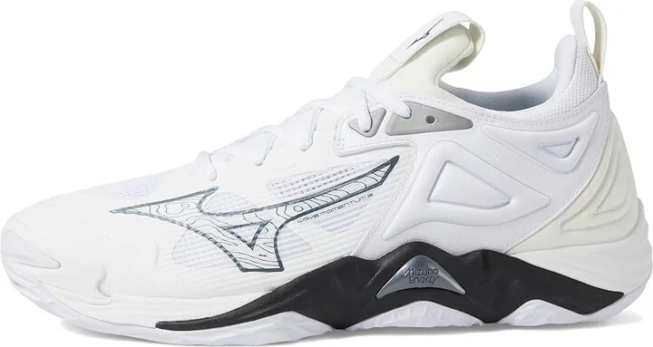 Mizuno Wave Momentum 3 Men's Volleyball Shoes White/Black : 10 D - Medium - Image 5