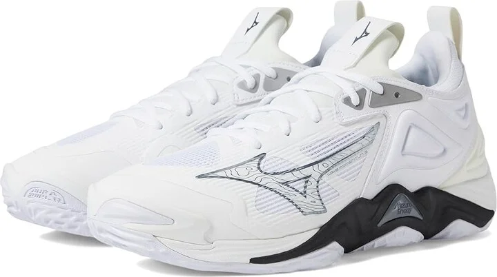 Mizuno Wave Momentum 3 Men's Volleyball Shoes White/Black : 10 D - Medium