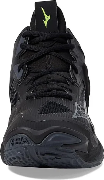 Mizuno Wave Momentum 3 Mid Volleyball Shoes Black/Grey : Men's 11.5 - Women's 13 Medium, Rubber - Image 3