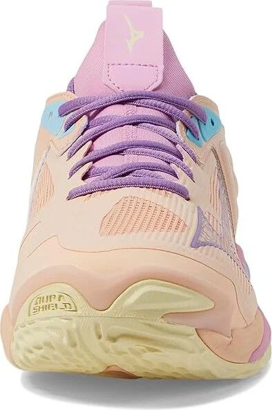 Mizuno Wave Momentum 3 Volleyball Shoes Peach Bud : Men's 11.5 - Women's 13 Medium, Synthetic - Image 3