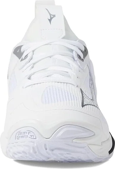 Mizuno Wave Momentum 3 Women's Volleyball Shoes White/Black : 10.5 B - Medium, Synthetic - Image 3