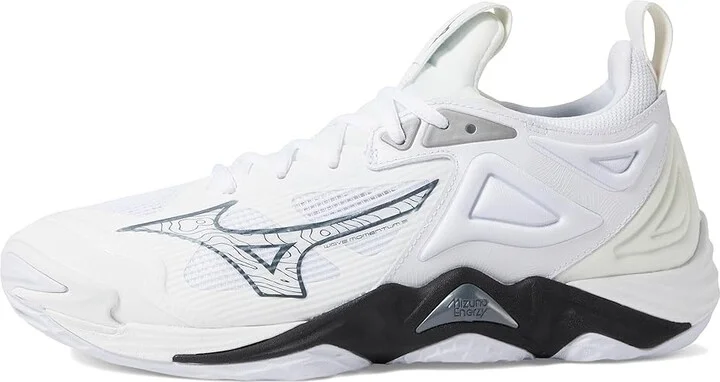 Mizuno Wave Momentum 3 Women's Volleyball Shoes White/Black : 10.5 B - Medium, Synthetic - Image 5