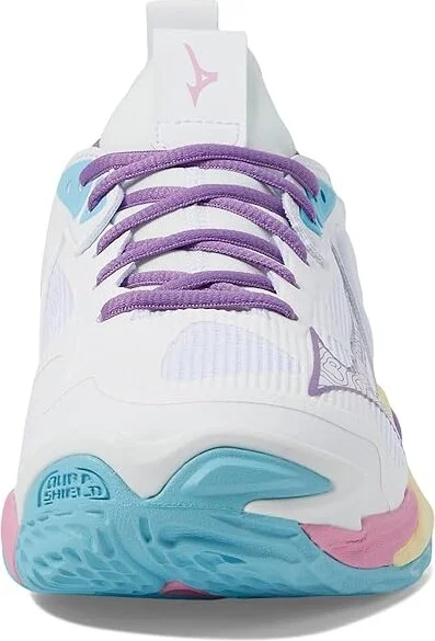 Mizuno Wave Momentum 3 Women's Volleyball Shoes White/Peace Blue : 13 B - Medium, Synthetic - Image 3