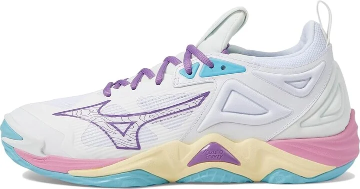 Mizuno Wave Momentum 3 Women's Volleyball Shoes White/Peace Blue : 13 B - Medium, Synthetic - Image 5