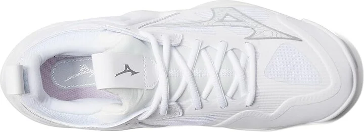 Mizuno Wave Momentum 3 Women's Volleyball Shoes White/Silver : 11.5 B - Medium, Synthetic - Image 2